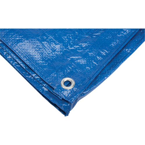 B&acirc;che, Standard, Bleu, 7' x 5' x 4 mils Maritime Industrial Rubber