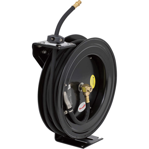 I3850AS Retractable Air Hose Reel, 50', Steel Maritime Industrial Rubber