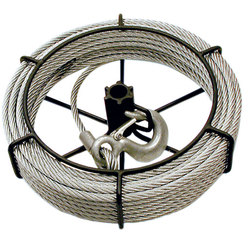 Assemblage de c&acirc;ble de 100' JGP-75A 1/4 tonnes pour chariot-palans JET Maritime Industrial Rubber
