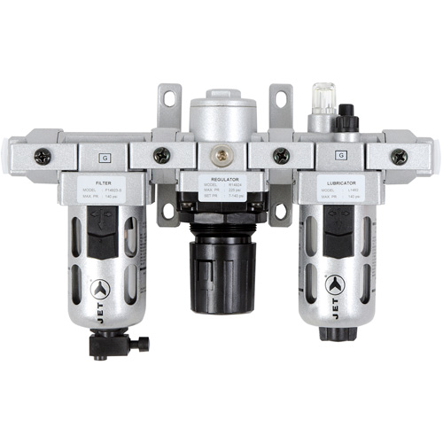 AFRLMI38 3-Piece Intermediate Air Filter, Regulator & Lubricator, 3/8" NPT Maritime Industrial Rubber