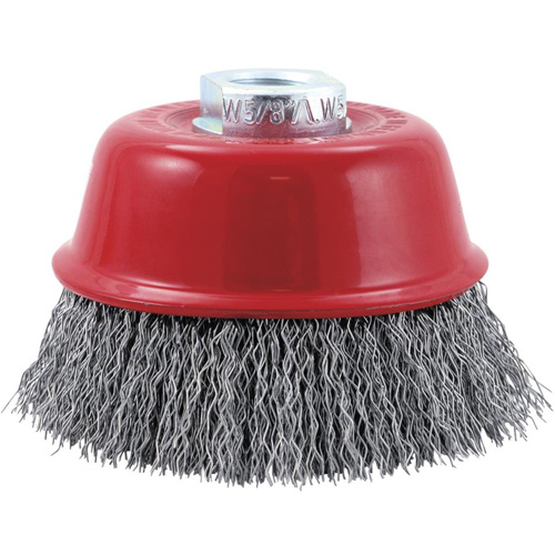 Brosse-boisseau &agrave; fils cr&ecirc;p&eacute;s, 3-1/4", Fils 0,014" Maritime Industrial Rubber