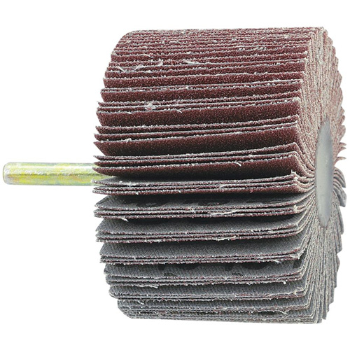 Disque &agrave; lamelles mont&eacute; sur mandrin, Grain 60, 1-1/2" x 1/4" Maritime Industrial Rubber