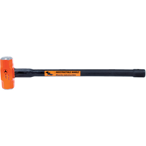 USH-1030 Sledge Hammer with Indestructible Handle, 10 lbs., 30", Solid Steel Handle Maritime Industrial Rubber