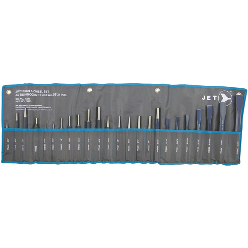 Punch & Chisel Set, 24 Pieces Maritime Industrial Rubber