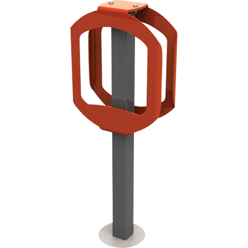 Supports pour bicyclettes Bike Stop, Acier, 2 bicyclettes Maritime Industrial Rubber
