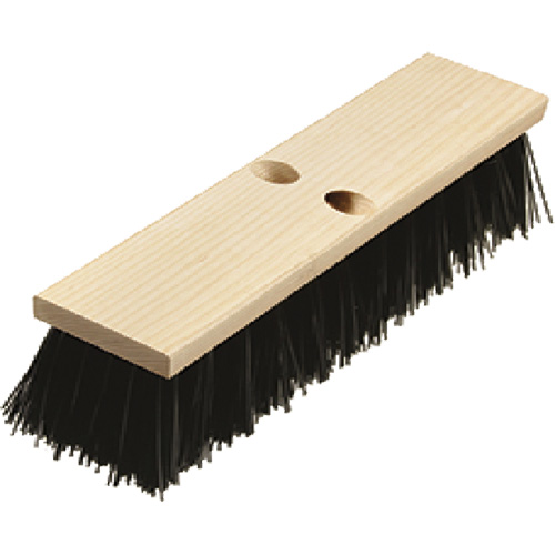 Balai-brosse robuste, 16", Cors&eacute;/Ferme, Soies Polypropyl&egrave;ne Maritime Industrial Rubber