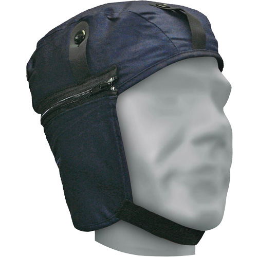 Doublure classique pour casque avec rallonge pour oreilles, Doublure en Molleton/Coton, Taille unique Maritime Industrial Rubber