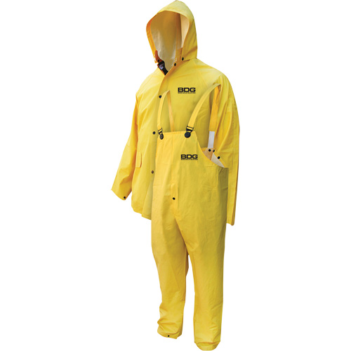 V&ecirc;tements imperm&eacute;ables ignifuges en trois morceaux Deny, Petit, Jaune Maritime Industrial Rubber