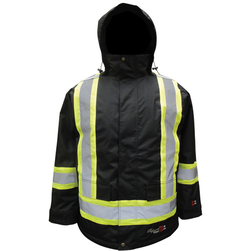 Journeyman Insulated Parka, 3X-Large, Black Maritime Industrial Rubber
