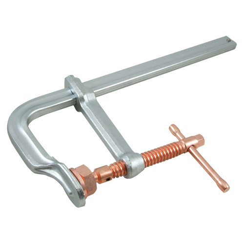 L-Clamp, 8" (203.2 mm), 2645 lbs. Clamp Force Maritime Industrial Rubber
