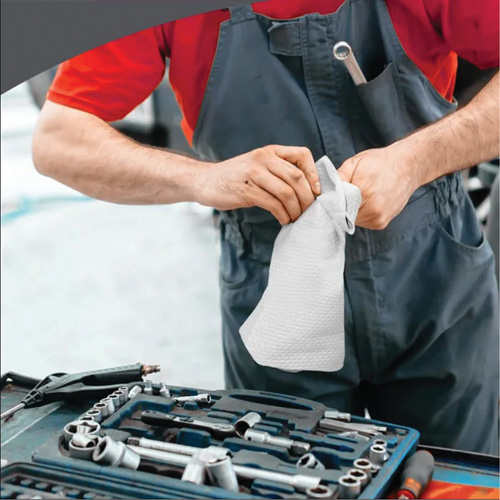 WypAll&reg; X80 Extended Use Cloths, Heavy-Duty, 16-4/5" L x 9" W Maritime Industrial Rubber