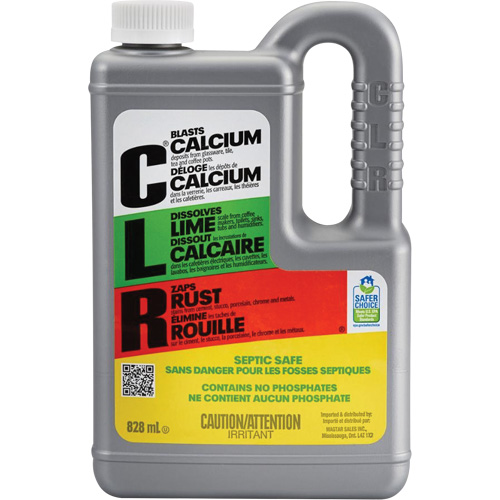 CLR&reg; Calcium, Lime & Rust Remover, 828 ml, Bottle Maritime Industrial Rubber