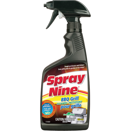 Spray Nine&reg; BBQ Grill Cleaner, 650 ml, Trigger Bottle Maritime Industrial Rubber