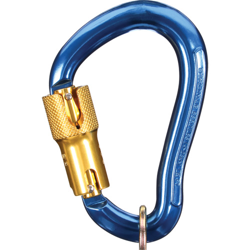 Nano-Lok Carabiner, Aluminum, 3600 lbs Capacity Maritime Industrial Rubber
