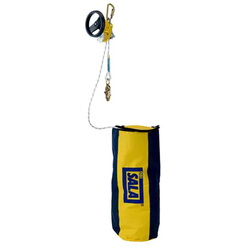Appareil de descente et de sauvetage R550 DBI-SALA Rollgliss, 100' lo, cordage Corde d'alpinisme Maritime Industrial Rubber