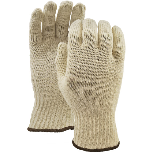 White Knight Gloves, Poly/Cotton, Large Maritime Industrial Rubber