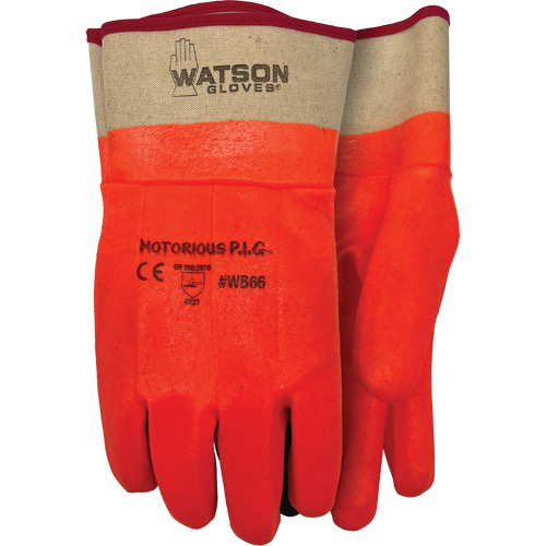 Gants Notorious P.I.G., Taille unique, R&ecirc;vetement Nitrile/PVC, Enveloppe en Jersey Maritime Industrial Rubber