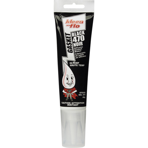 Compos&eacute; &agrave; joints de silicone 470, Tube, Noir Maritime Industrial Rubber