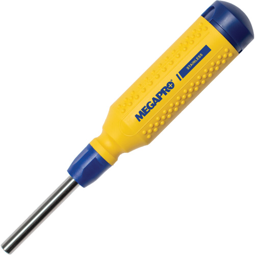Tournevis multi embouts en acier inoxydable Original 15-en-1, 8-37/50" lo, Prise Textur&eacute; Maritime Industrial Rubber