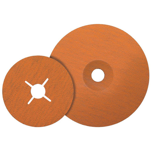 Disque de sablage Coolcut XX, Disque &agrave; sabler Coolcut XX, Oxyde d'aluminium/C&eacute;ramique, 24, 4-1/2" Dia x 7/8" Arbre Maritime Industrial Rubber