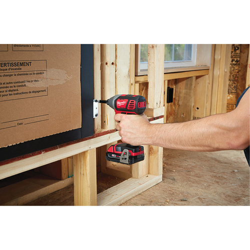 M18 Cordless Hex Impact Driver Kit, 1/4", 1500 in-lbs Max. Torque, 18 V, Lithium-Ion Maritime Industrial Rubber