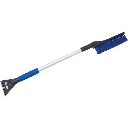 Long Reach Snow Brush, Polypropylene Blade, 34" Long, Blue Maritime Industrial Rubber
