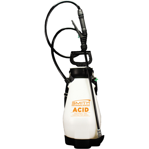 Vaporisateur d'acide &agrave; compression s&eacute;rie industriel & entrepreneur, 2 gal. (9 L), Poly&eacute;thyl&egrave;ne, Lance de 21" Maritime Industrial Rubber