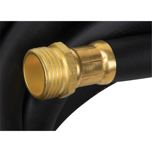 Tuyau en caoutchouc de calibre entrepreneur, Caoutchouc, 5/8" dia x 25' Maritime Industrial Rubber
