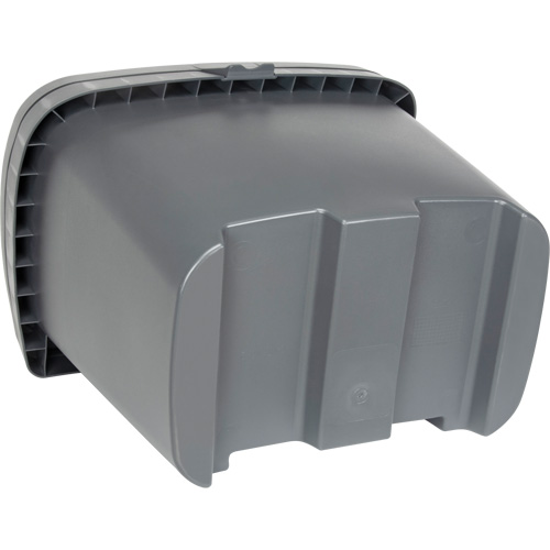 Bacs d'entreposage pour sel & sable, Avec Moraillon, 21" x 27" x 26", 4,24 pi³, Gris Maritime Industrial Rubber