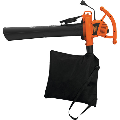 Souffleur/aspirateur/broyeur de feuilles, Vitesse d'air 210 mi/h, &eacute;lectrique Maritime Industrial Rubber