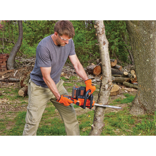 Max* Cordless Chainsaw Kit, 12", Battery Powered, 40 V Maritime Industrial Rubber