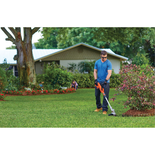 Max* Cordless String Trimmer/Edger Kit, 12", Battery Powered, 20 V Maritime Industrial Rubber