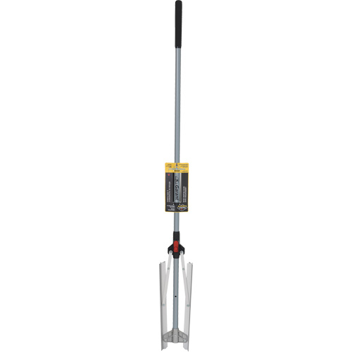 R&acirc;teau &agrave; niveler pour am&eacute;nagement paysager avec t&ecirc;te pliante, Manche Fibre de verre, 36" la, Lame Aluminium Maritime Industrial Rubber