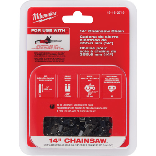 14" Chain for Chainsaw Maritime Industrial Rubber