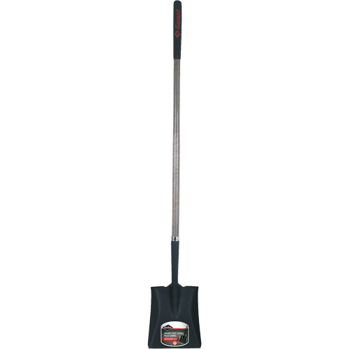 Square Point Shovel, Wood, Ergonomic Straight Handle, 62" Long Maritime Industrial Rubber