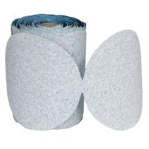 Disque en papier non-PSA, 8" dia., Grain 40, Oxyde d'aluminium Maritime Industrial Rubber
