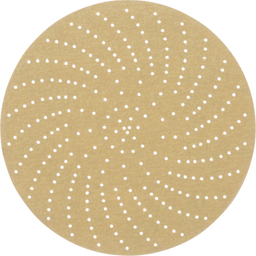 Disque de ponçage net Hookit, dia 6", Grain P320, Oxyde d'aluminium, Poids C Maritime Industrial Rubber