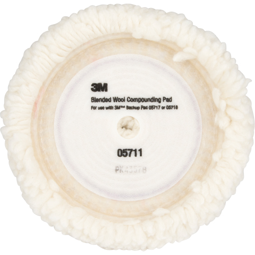 Compounding Pad, 9" Dia., Wool Maritime Industrial Rubber