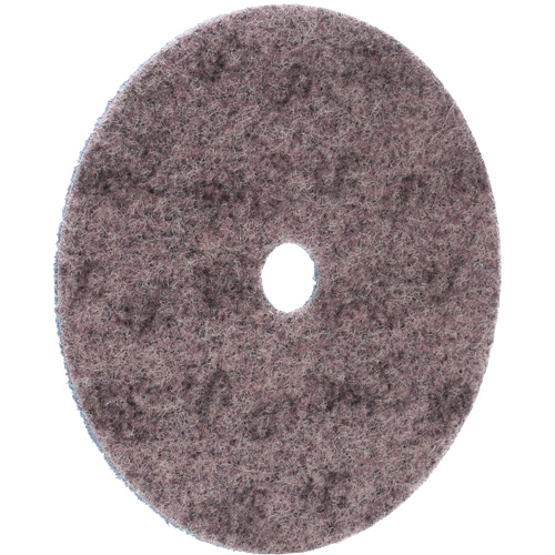 Disques de conditionnement de surface &agrave; boucles et crochets Scotch-Brite, 7" dia., Grain Cors&eacute;, C&eacute;ramique Maritime Industrial Rubber
