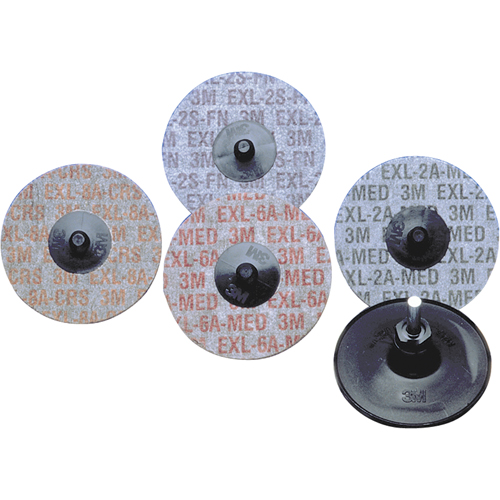 Buff & Blend&reg; Products - Scotch-Brite Exl Roloc Unitized Wheels, 2" x 2S Grit Maritime Industrial Rubber