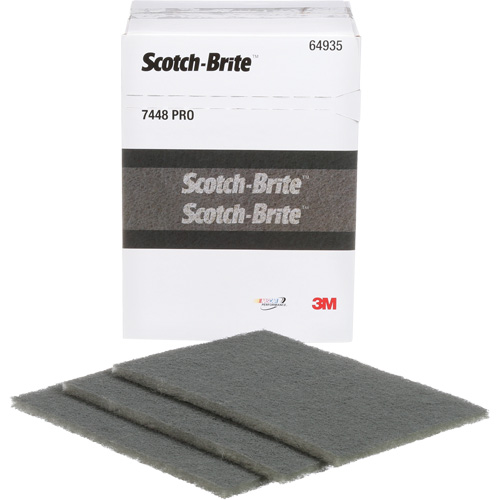 Scotch-Brite Pro Conditioning Hand Pad, Silicon Carbide, 9" x 6", Ultra Fine Grit Maritime Industrial Rubber