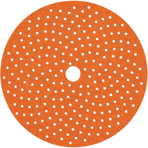 Disque avec attache autoagrippante Multi-Air Cyclonic Blaze, dia 6", Grain 40, C&eacute;ramique d'alumine, Poids D Maritime Industrial Rubber