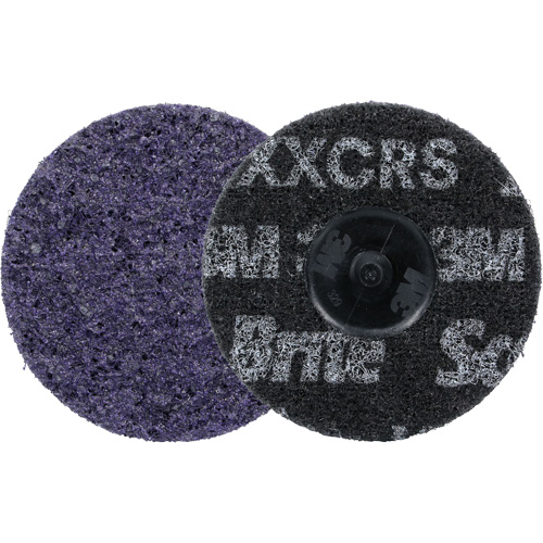 Scotch-Brite Roloc Precision Heavy Duty Surface Conditioning Disc, HD-DR, 3" Dia., 60+ Grit, Ceramic Maritime Industrial Rubber