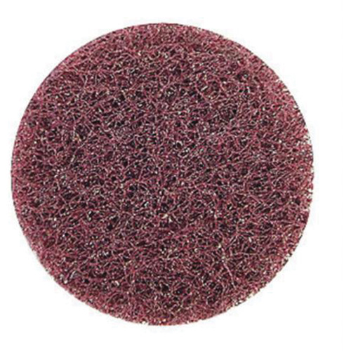 Bear-Tex&reg; High Strength Non-Woven Quick-Change Buffing Disc, 2" Dia., Medium Grit, Aluminum Oxide Maritime Industrial Rubber