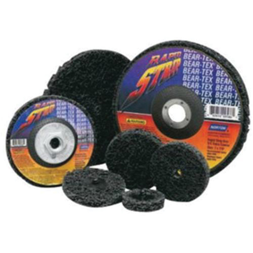 Bear-Tex&reg; Rapid Strip Non-Woven Quick-Change Disc, 2" Dia., Extra Coarse Grit, Silicon Carbide Maritime Industrial Rubber