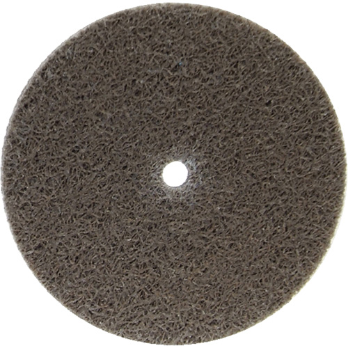 Bear-Tex&reg; Non-Woven Unified Wheel, 3" x 1/4", 1/4" Arbor, Coarse Grit, Aluminum Oxide Maritime Industrial Rubber