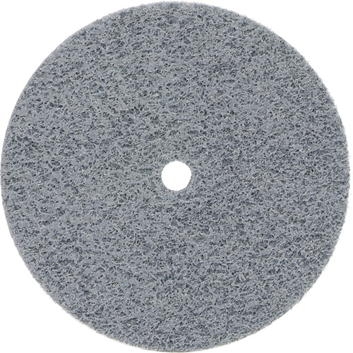 Disque unifi&eacute; non tiss&eacute; Bear-Tex, 3" x 1/4", Arbre de 3/8", Grain de Fin, Carbure de silicium Maritime Industrial Rubber