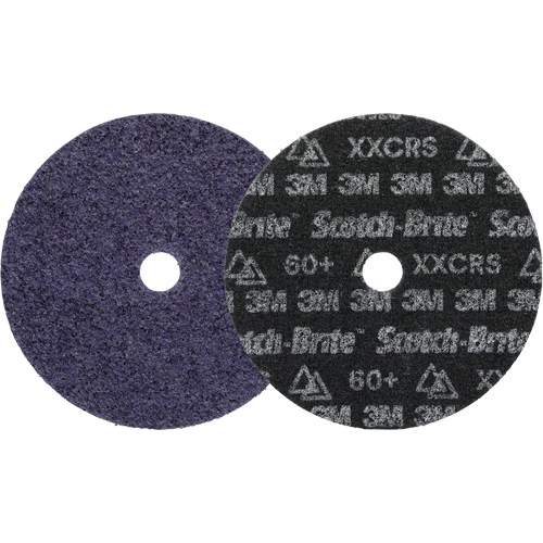 Disque de conditionnement des surfaces de pr&eacute;cision Scotch-Brite, HD-DH, 7" dia., Grain Tr&egrave;s grossier, C&eacute;ramique Maritime Industrial Rubber