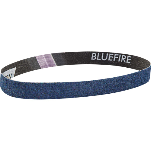 BlueFire Cloth File Belt, 3/4" W x 18" L, Zirconia Alumina, 120 Grit Maritime Industrial Rubber