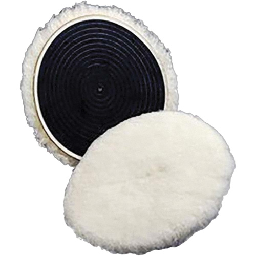 Tampon de polissage naturel Finesse-it 82531, 7" dia., Laine Maritime Industrial Rubber